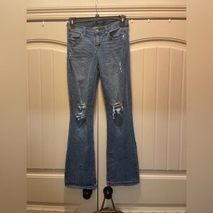 Judy Blue Women's Blue Distressed Jeans